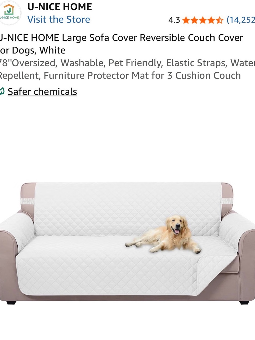Couch/sofa cover